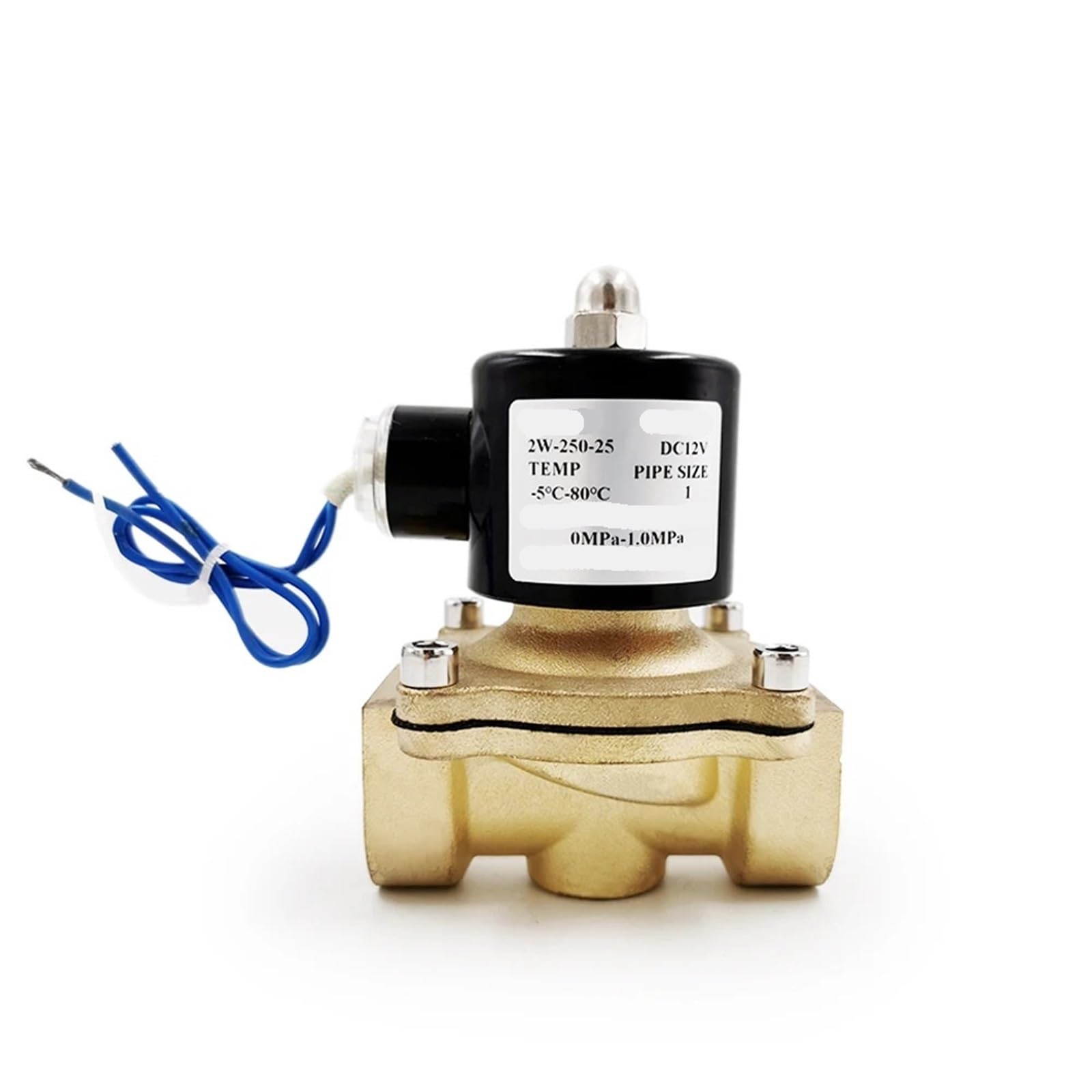 Vanne pneumatique 3/4 N/C 220V arrêt automatique contre fuite eau et air