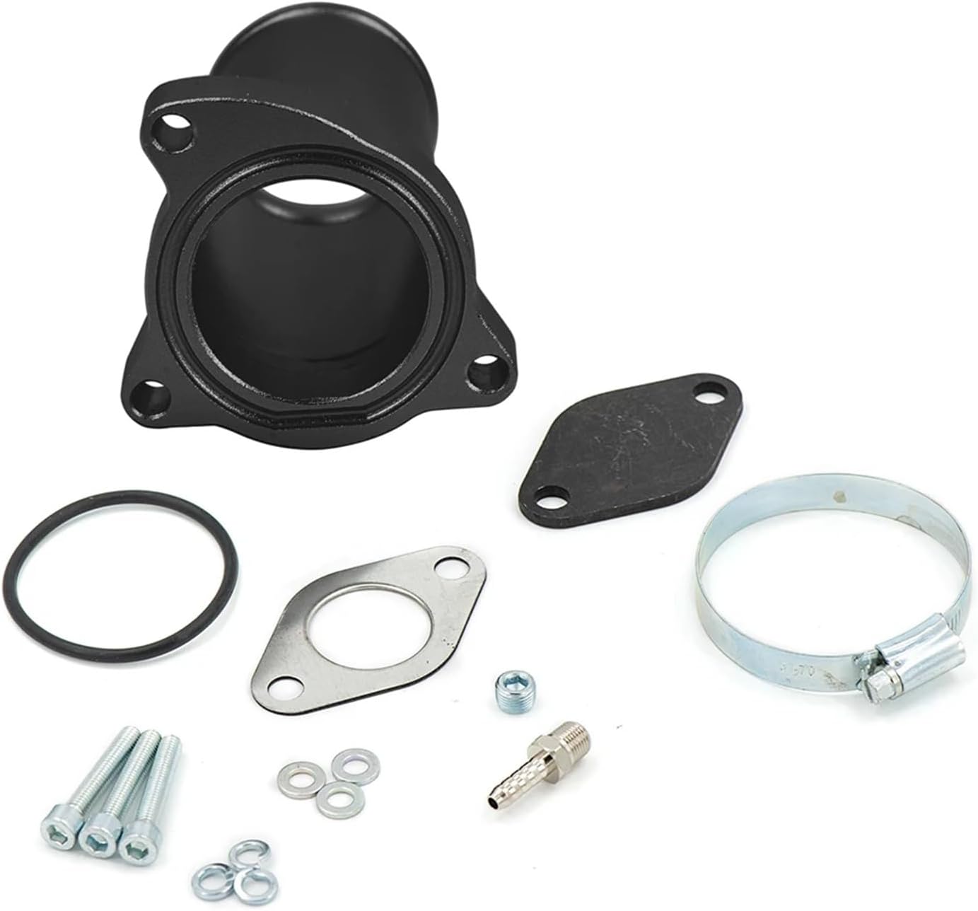 50mm 2.0inch Aluminium Pipe Replacement Kits Compatible With VW 1.9 TDI 75 80 90 BHP Diesel(Silver)