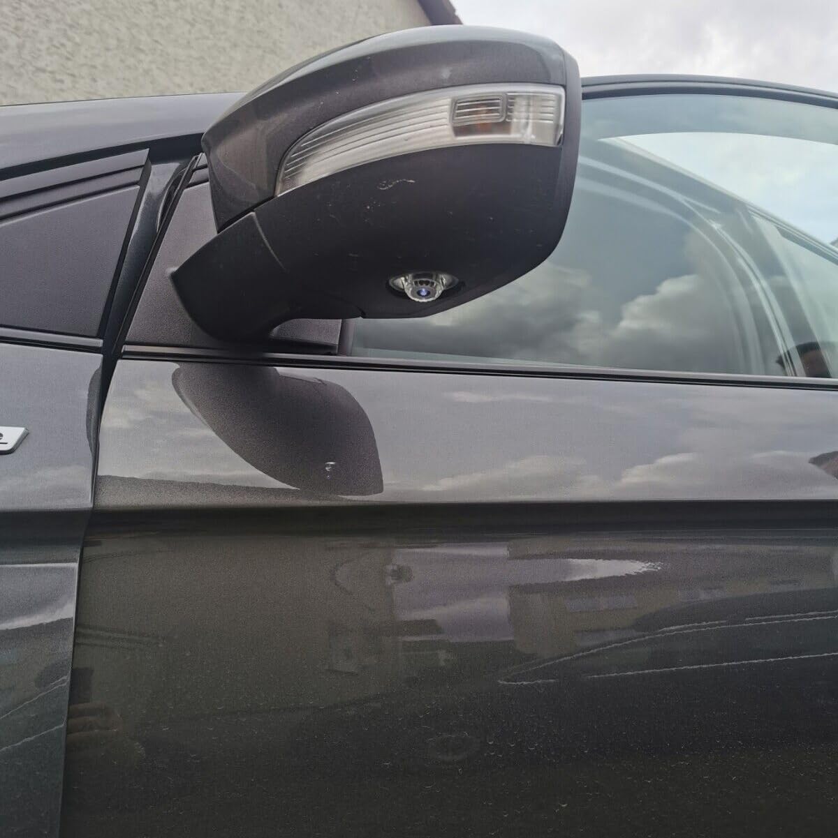 LED Willkommenslicht für Ford Foucs MK4 Mondeo MK5 Kuga MK3 Ecosport Galaxy Umfeldbeleuchtung Logo Laser Projektor, 2 Stk (Weiß + FD)