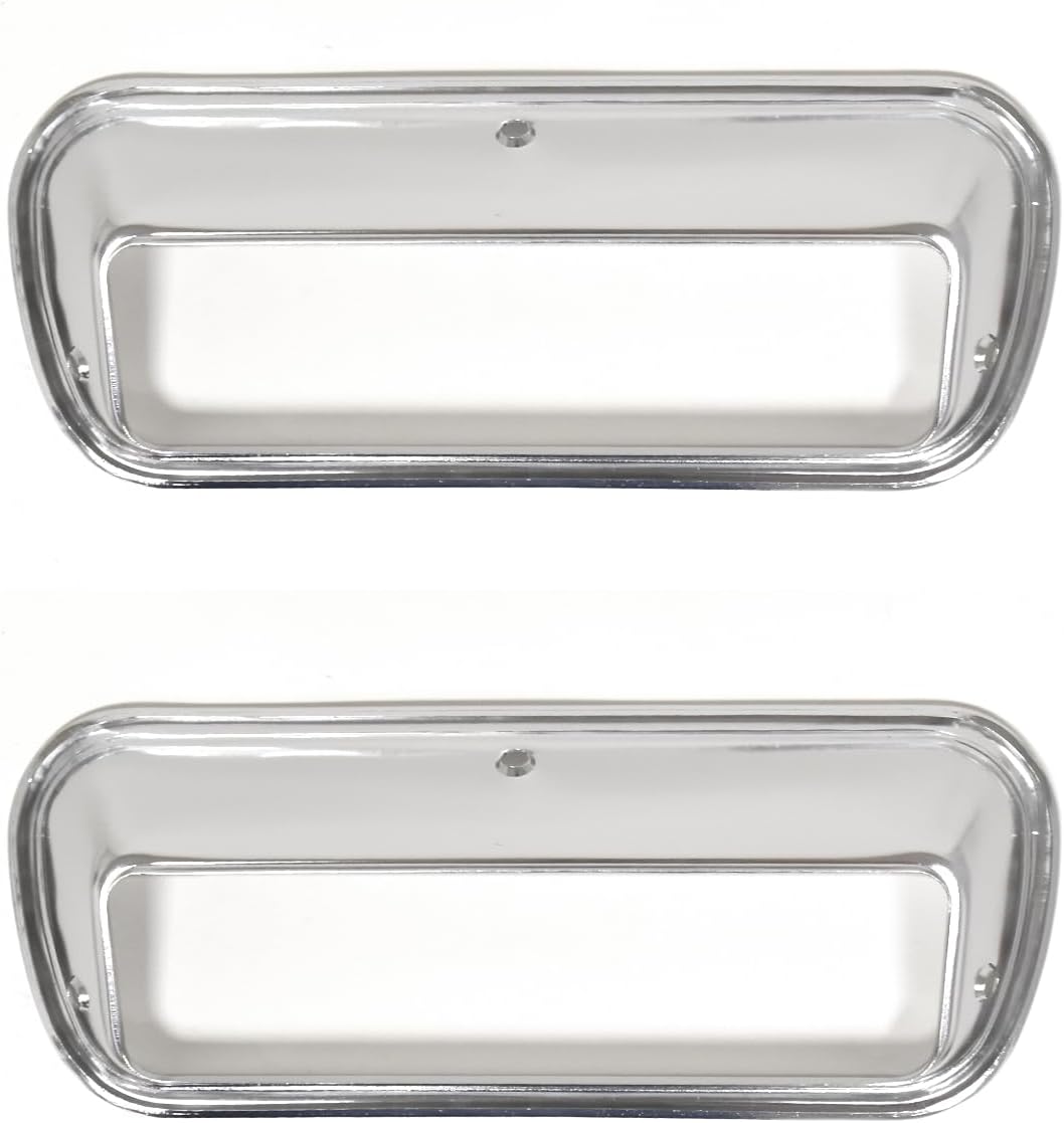 Parking Light Bezel PAIR For Chevrolet C20 Pickup Truck 1962-1966