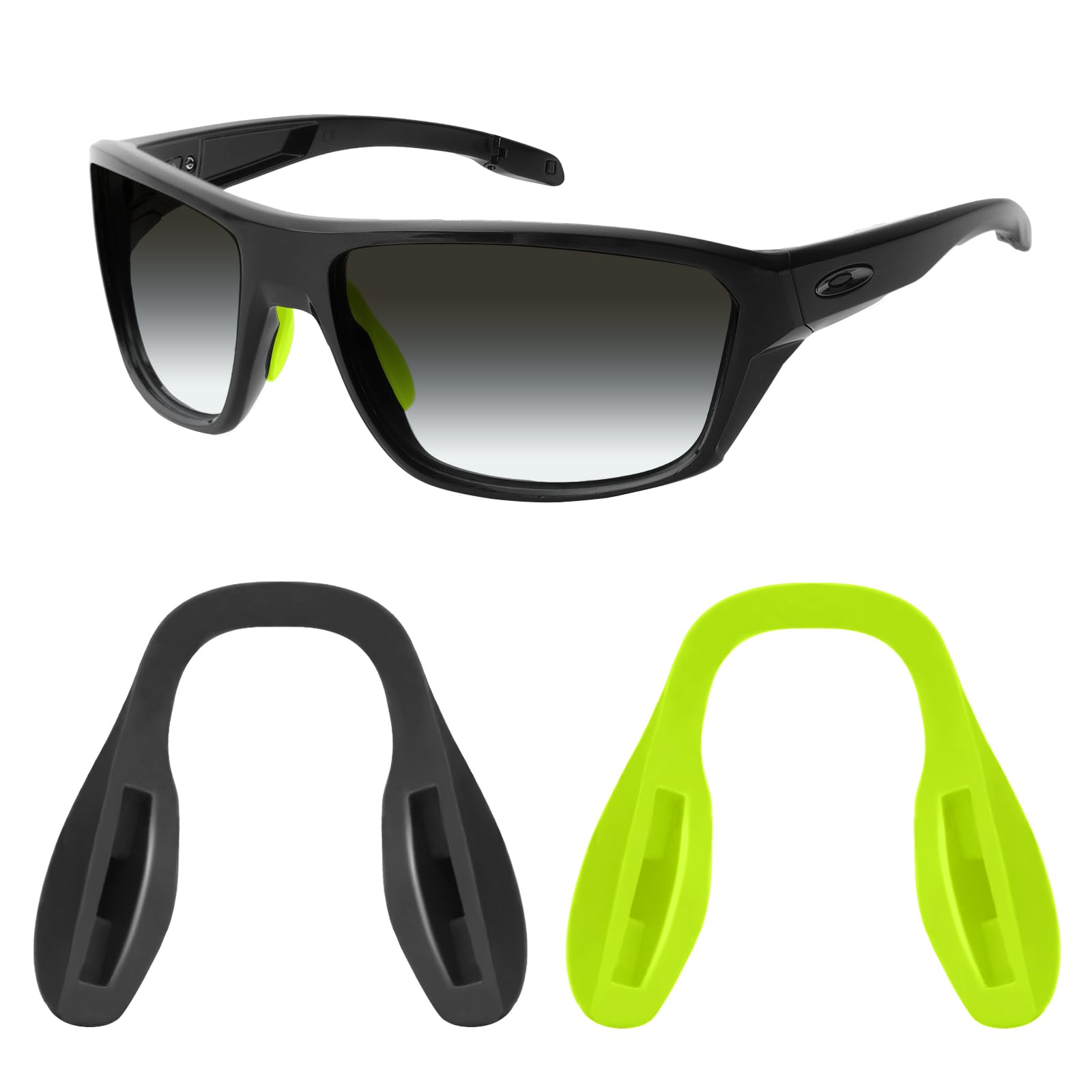 Mryok Replacement Nose Piece Nose Pads for Oakley Split Shot OO9416/Split Time/Crossrange/Crossrange R/XL Sunglass - Options
