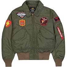 ALPHA INDUSTRIES Men's Cwu-45/P Devils Brigade Bomber Jacket pack of 1
