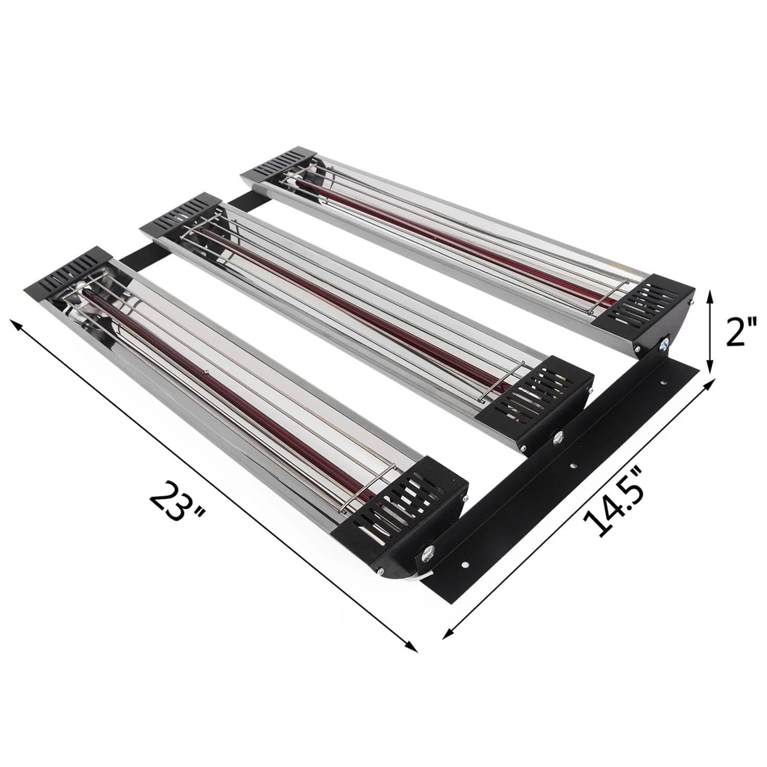 DATOUBOSS Infrarot Lacktrockner 2×3000W 230V für Autolack Blechlackierung