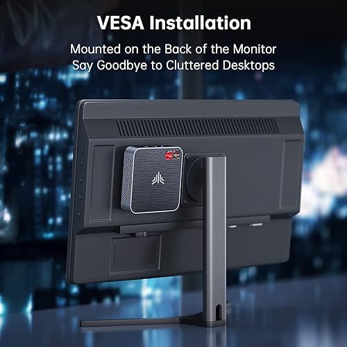 Vista 23 de KAMRUI Cliente delgado Mini PC 11.º Intel 4-Core i7-1165G7 Iris Xe Graphics 32GB DDR4 RAM 1TB NVMe SSD WiFi AX BT HDMI DP Thunderbolt4 RJ-45 Huella