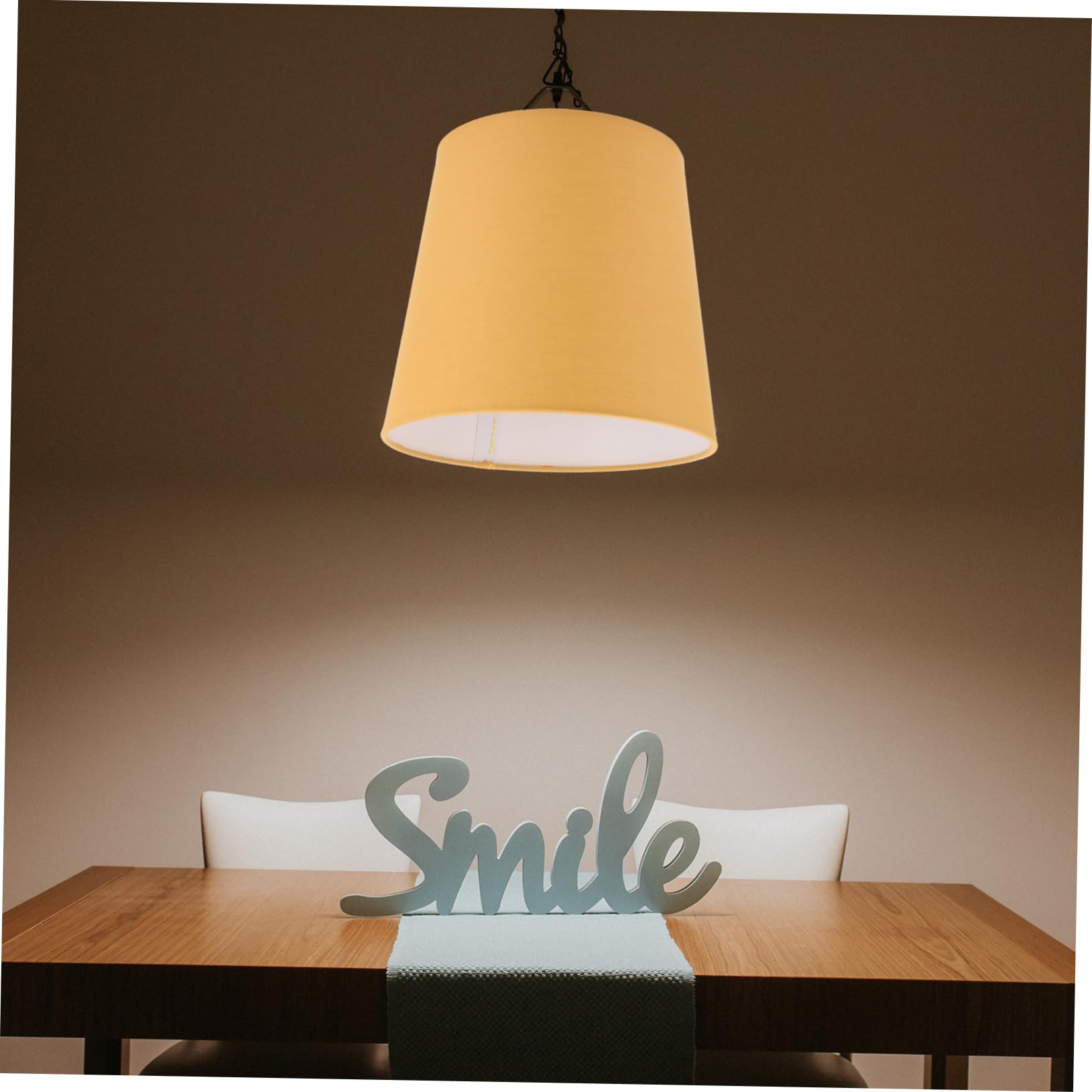 Hemobllo Abat-Jour Carré En Tissu Blanc Housse De Lampe