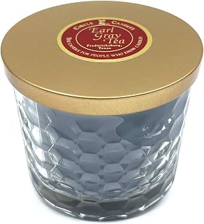 Earl Gray Tea Scent, Medium Size Jar Candle, 17oz, 2 Wicks