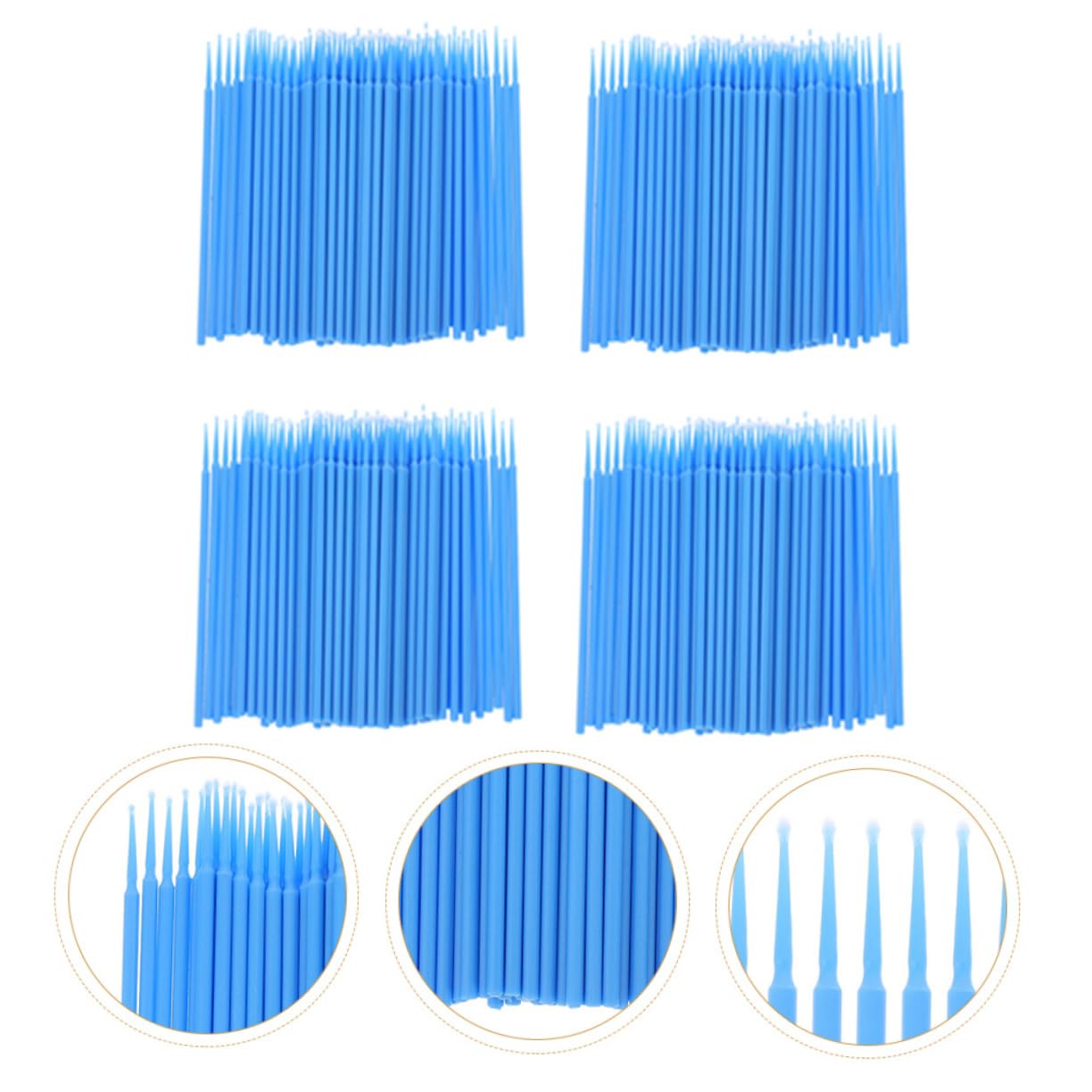 Disposable Beauty Cotton Swabs 4 Packs of Eyebrow Applicators for Women Household Beauty Accessories Accurate Tips for Makeup