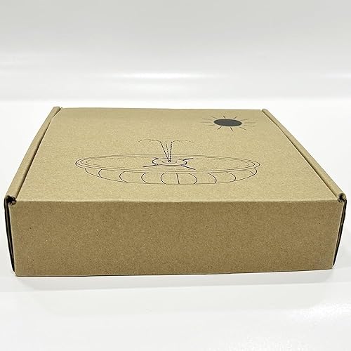 Miniatura 10 de SZMP Fuentes de baño de pájaros de trabajo 24 horas, bomba de fuente de baño para pájaros con 7 boquillas para exteriores, jardín, estanque, patio,