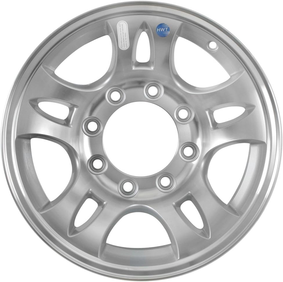16 x 6 Aluminum Sendel T03 Trailer Wheel 8 Lug, 3,580 lb Capacity