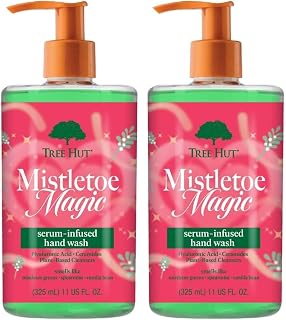 Mistletoe Magic Serum Infused Hand Wash, Nourish & Hydrate Hands, Strengthening Skin Care, Long-Lasting Scent, Cleanse & Lock in Moisture, Cermamide, Holiday Gift & Stocking Stuffer, 11 fl oz