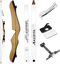 DEERACE Arco De Madeira Para Arco E Flecha Para Iniciantes E Jovens, Desmontável, Para Crianças, Meninos E Meninas, Arcos Tradicionais (12 Lbs, 48')