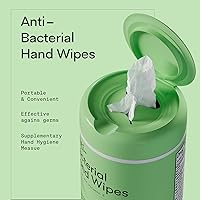 Vista 2 de Biopure Toallitas de manos antibacterianas Fresh Morning Breeze- Toallitas antibacterianas con fórmula de aloe y vitamina E Recipiente