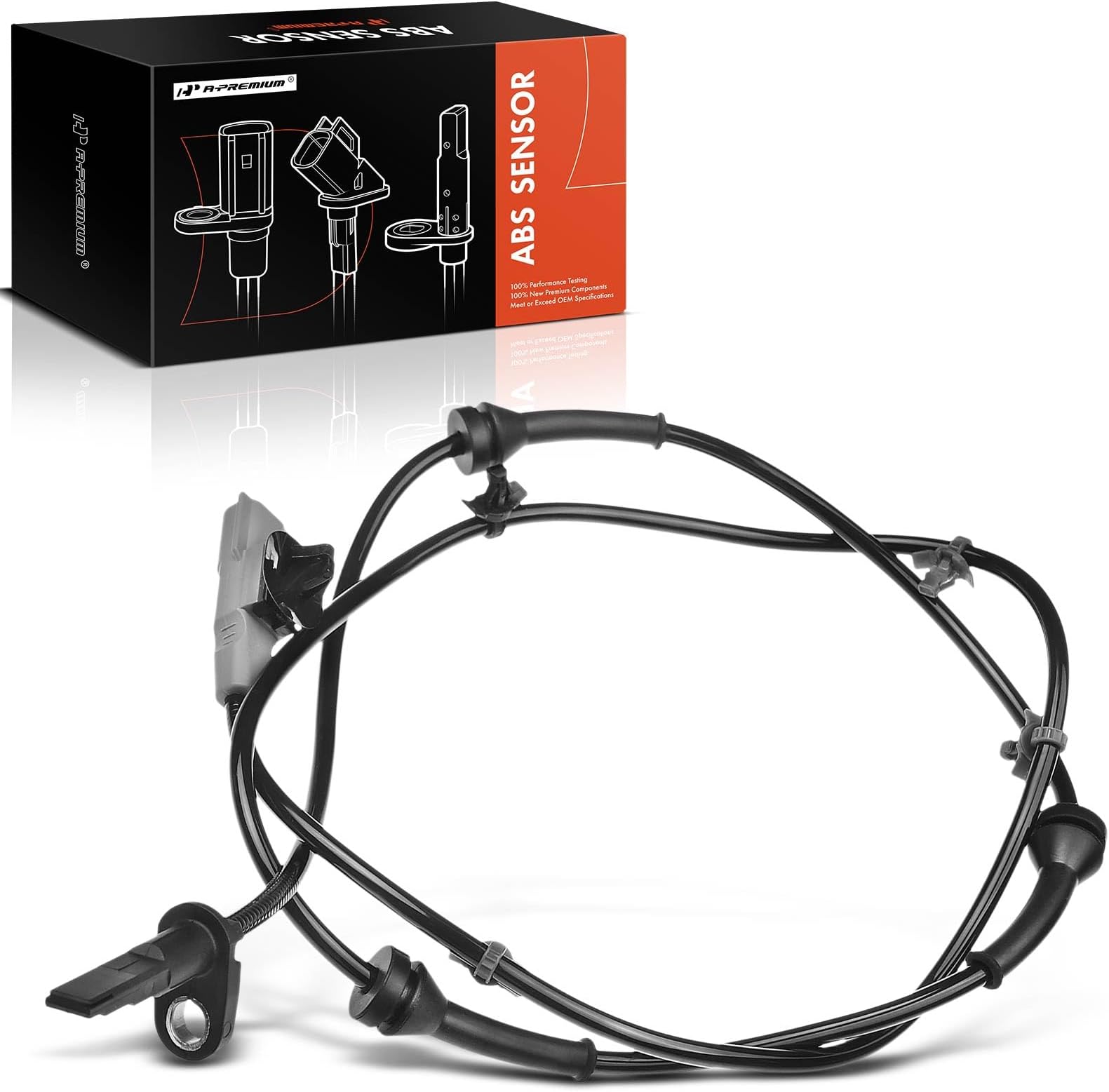 A-Premium ABS Wheel Speed Sensor Compatible with Nissan Models - Altima 2007-2012, Maxima 2009-2014 - Rear Right Passenger Side, Replace# 47900ZX70A, 479009N00A