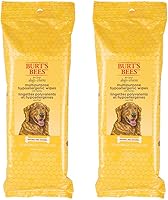 Vista 1 de Burt's Bees for Pets Honey Toallitas multiusos para el aseo de perros, hojas suaves hipoalergénicas de limpieza de manchas, fórmula de origen