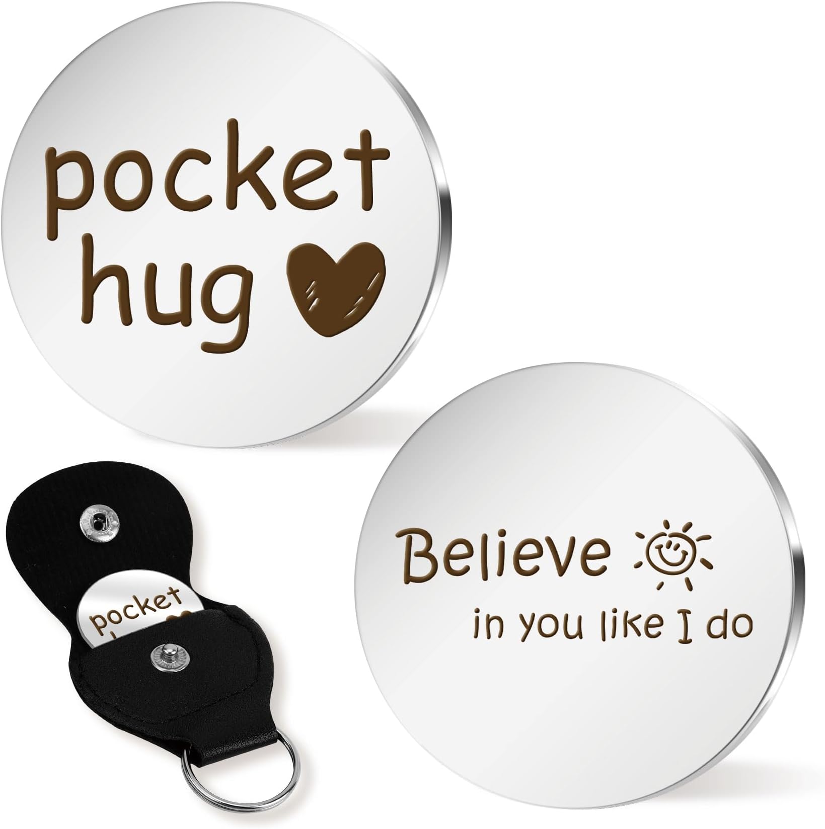 Graduation Gift for Him Her Pocket Hug Token Keepsake Birthday Gifts for Boys Girls Teens Women Men Student Gift Ideas Best Friend Inspirational Motivational Friendship Present Easter Basket Stuffers