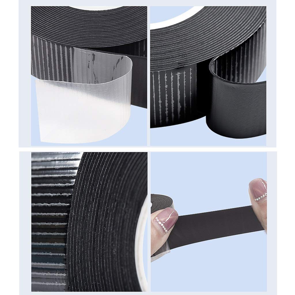 Nastro Sigillante Butilico Office Tape - Nastro Isolante Elettrico Impermeabile Nastro Isolante in Gomma Ad Alta Pressione Nero Nastro di Riparazione Ad Alta Temperatura,10kv-20 Rolls