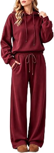 Coal2ToalPW Womens 2 Piece Sets Travel Hoodie Activewear Comfy Matching Set