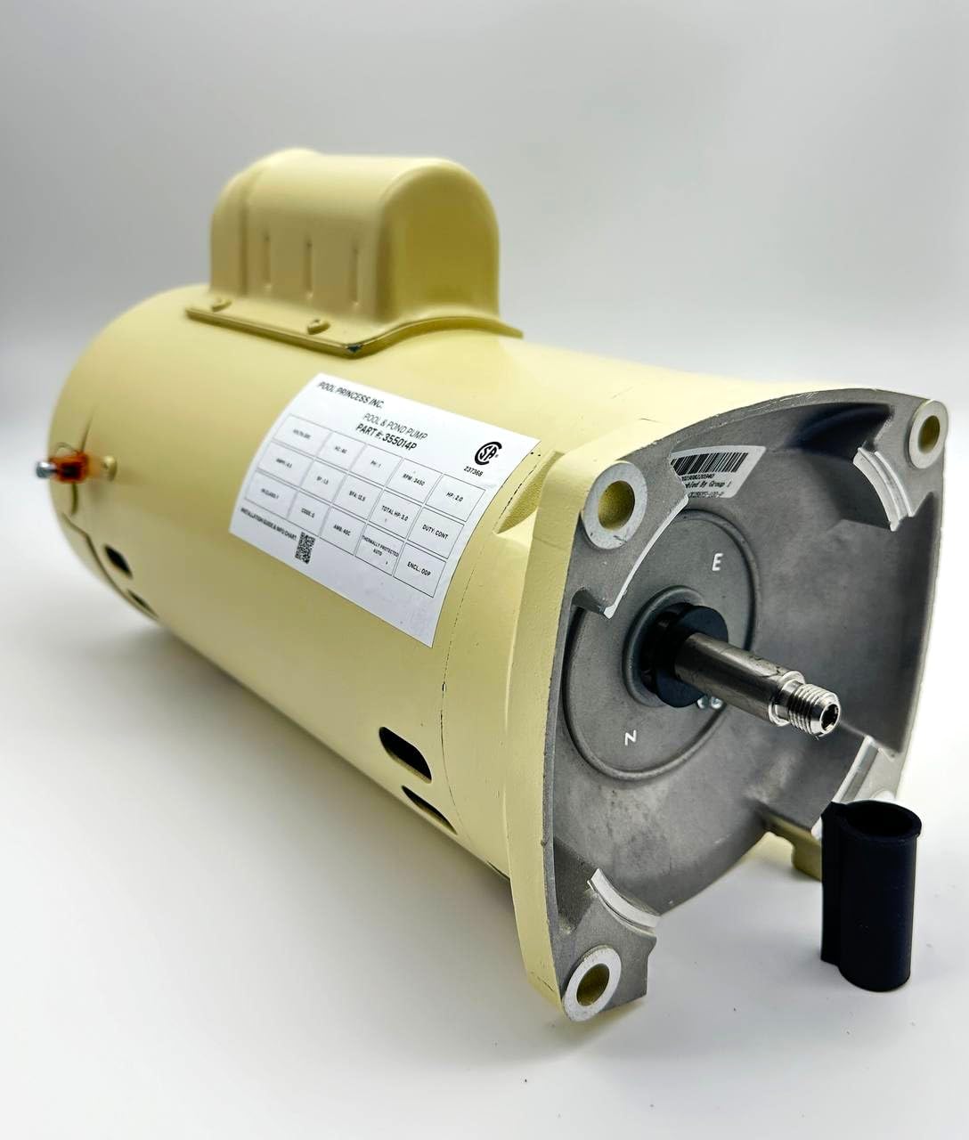 Heavy Duty Pool Princess Whisperflo, Intellifo, 56Y Square Flange Up Rated 2HP Motor 3 Total HP SF1.5 Replaces Any Square Flange Motors with 56Y Frame (355014S) PP-355014S (2 Years Warranty)