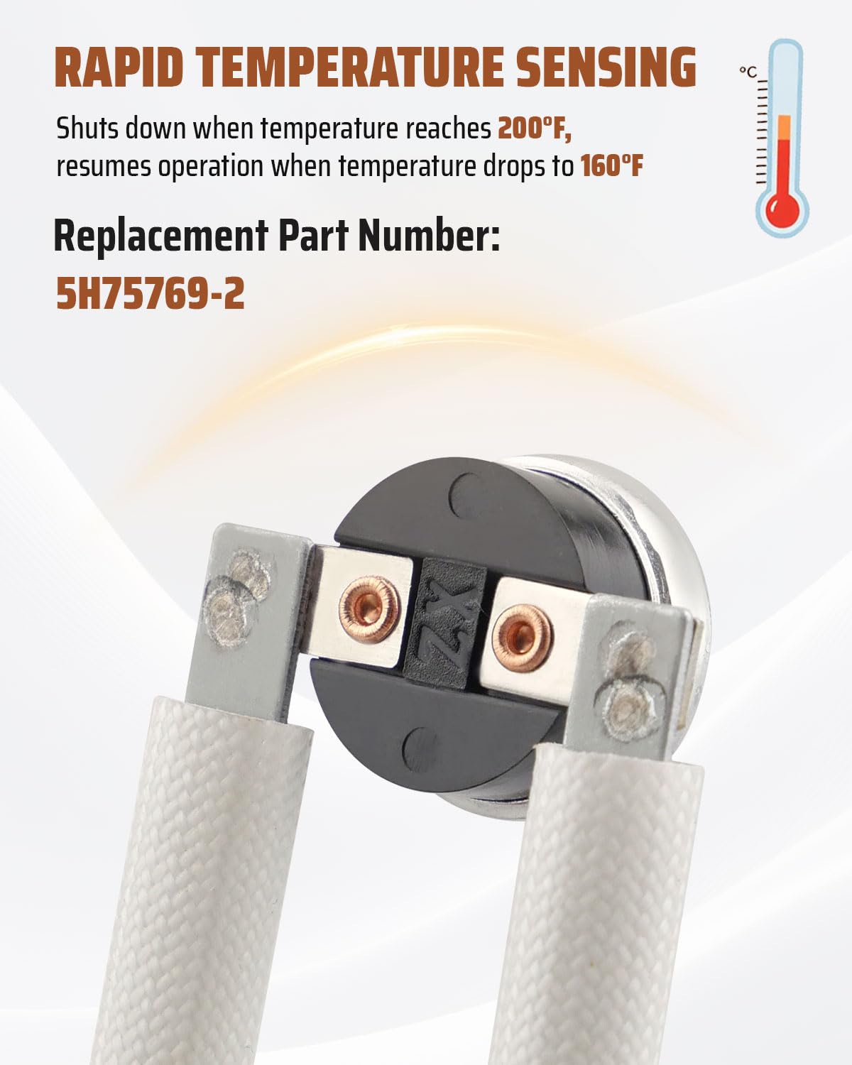 Thermal Limit Switch 5H75769-2 Fit for Model WGH 60/75 Gas Garage Heater
