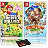 New Super Mario Bros. U Deluxe + Donkey Kong Country: Tropical Freeze - Two Game Bundle - Nintendo Switch (European Version) (EU Version)