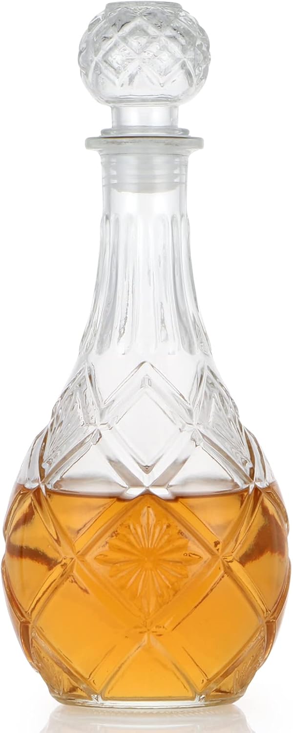 MDLUU Liquor Decanter, Glass Decanter with Airtight Stopper, Decanter