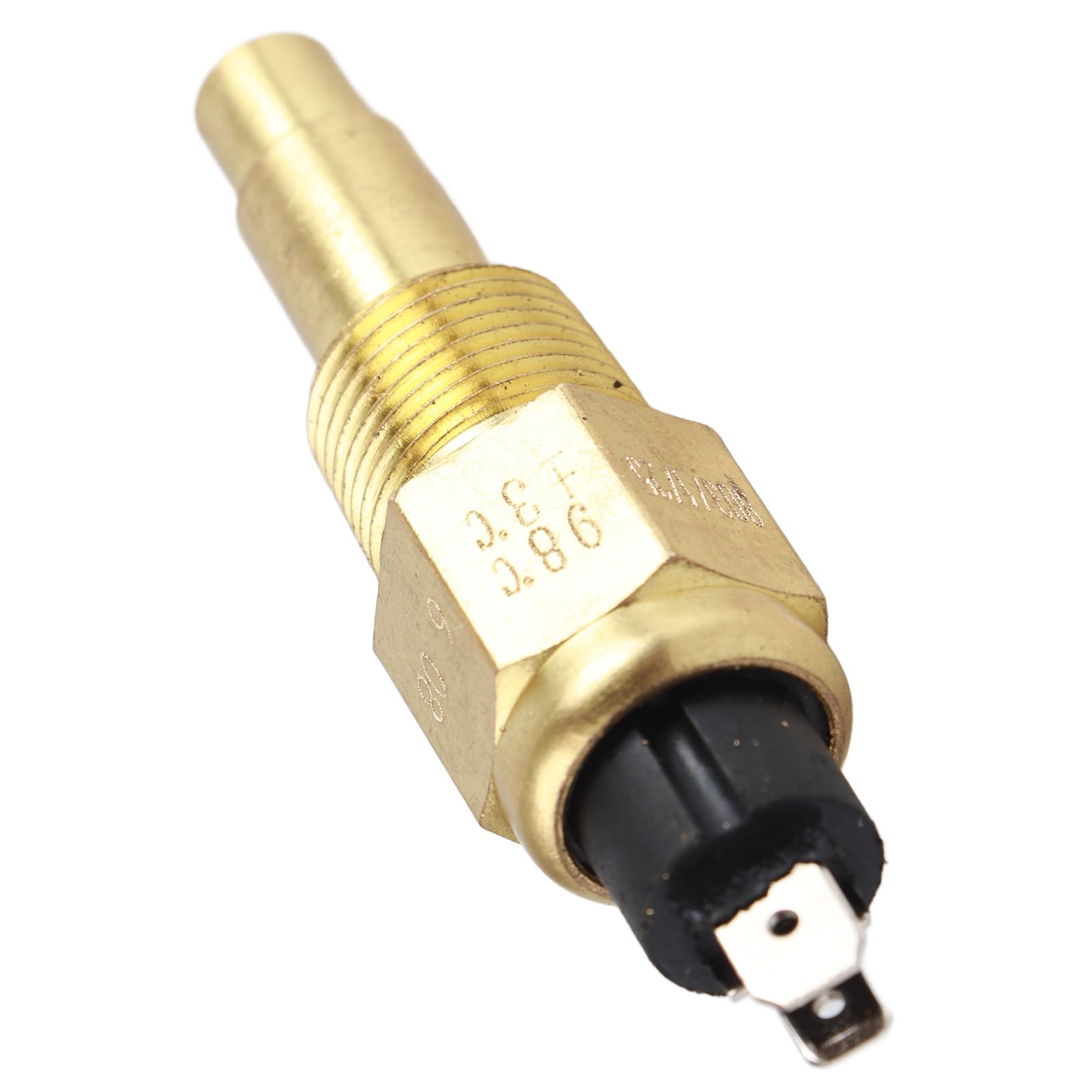 Capteur de Température D'eau Moteur 3/8 ''NPT 98 ℃, Interrupteur D'alarme Bimétallique en Laiton à Faible Puissance 6~24V