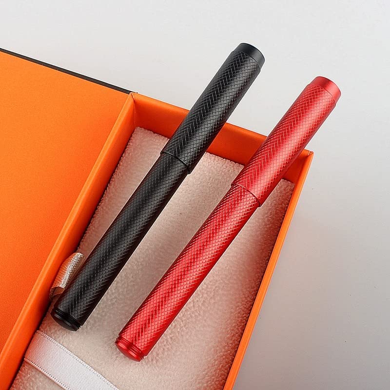 Juego de bolígrafos de metal con estuche de regalo, la mejor pluma estilográfica, bolígrafo elegante y bolígrafo de escritura de lujo, bolígrafo de caligrafía para hombres y mujeres