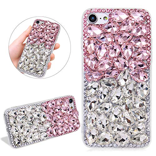 Coque iPhone 8 diamant bling silicone TPU antichoc transparent