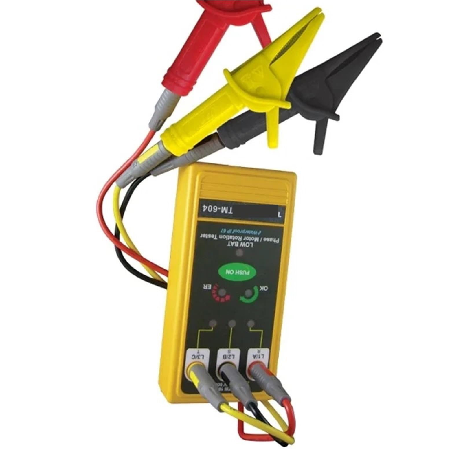 Analizador de Redes Electricas, TM-604 Tester 3 faz/rotacji silnika