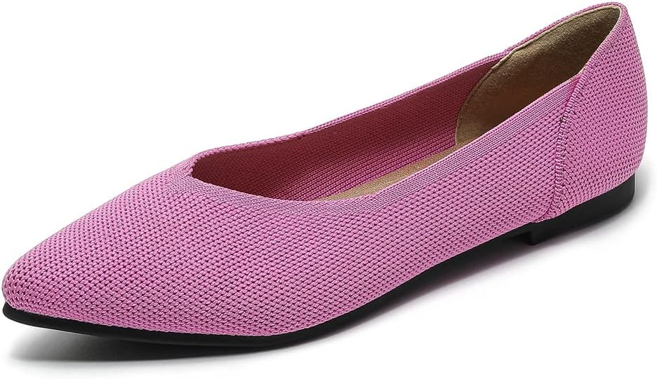  Women's Ballet Flats Comfortable Work Dressy Pointed Toe Shoes thumbnail