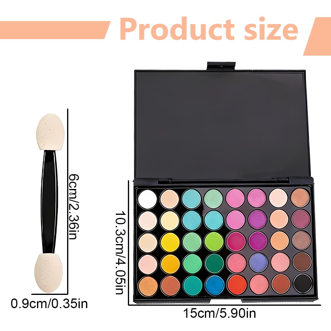 YUZNA 40 Couleurs Poudre à Ongles Pigmentée, Ombre Poudre Pailletée pour Nail Art, Décoration DIY Ongles, Livré avec 10 Pinceaux