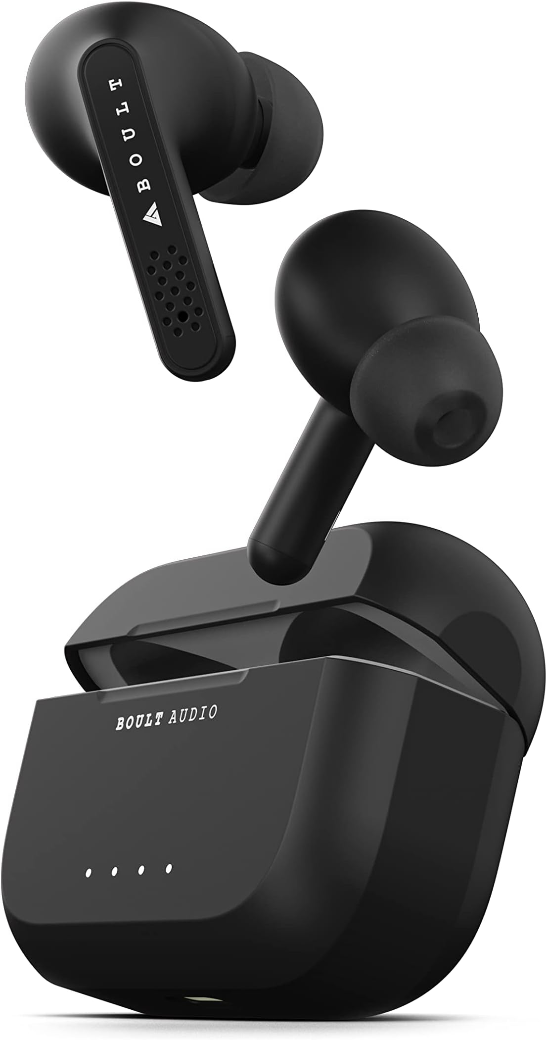 Boult Audio Airbass Propods X Bluetooth Truly Wireless in Ear Earbuds with Mic, 32H Playtime, Fast Charging Type-C, Ipx5 Water Resistant, Touch Controls and Voice Assistant (Black)