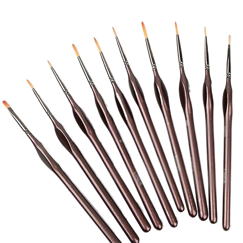 Lápiz de Varilla Triangular, Juego de Pinceles para Acuarela, Pincel para óleo, bolígrafo de línea, Pincel acrílico para delinear.
