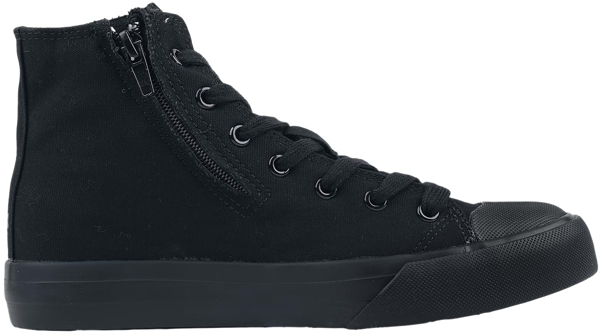 Black Premium by EMP Unisex Zapatillas Negras con Cremallera