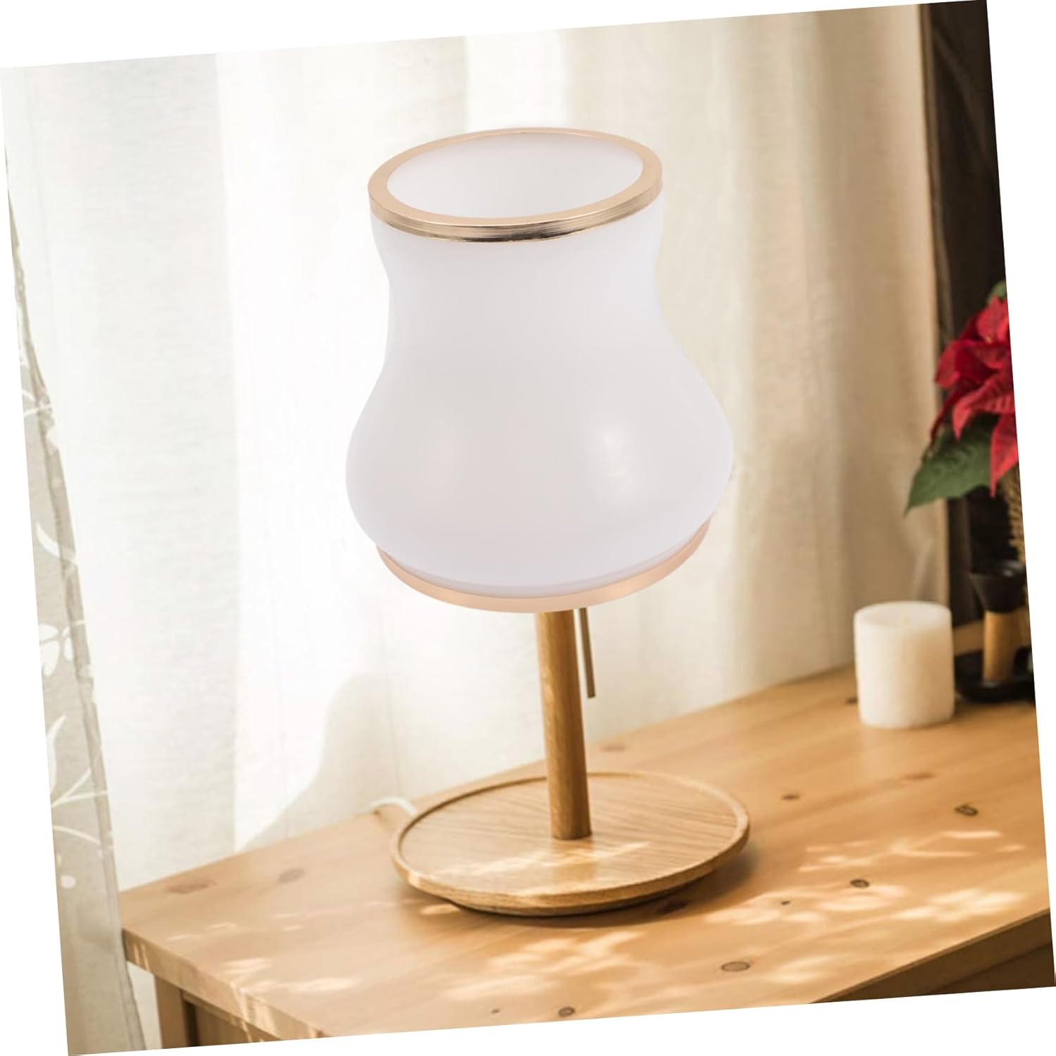 TEHAUX 2pcs Small Glass Lamp Shade Versatile Light Cover for Ceiling Wall Floor Fixtures Elegant Design for Home Hotel Office Lighting
