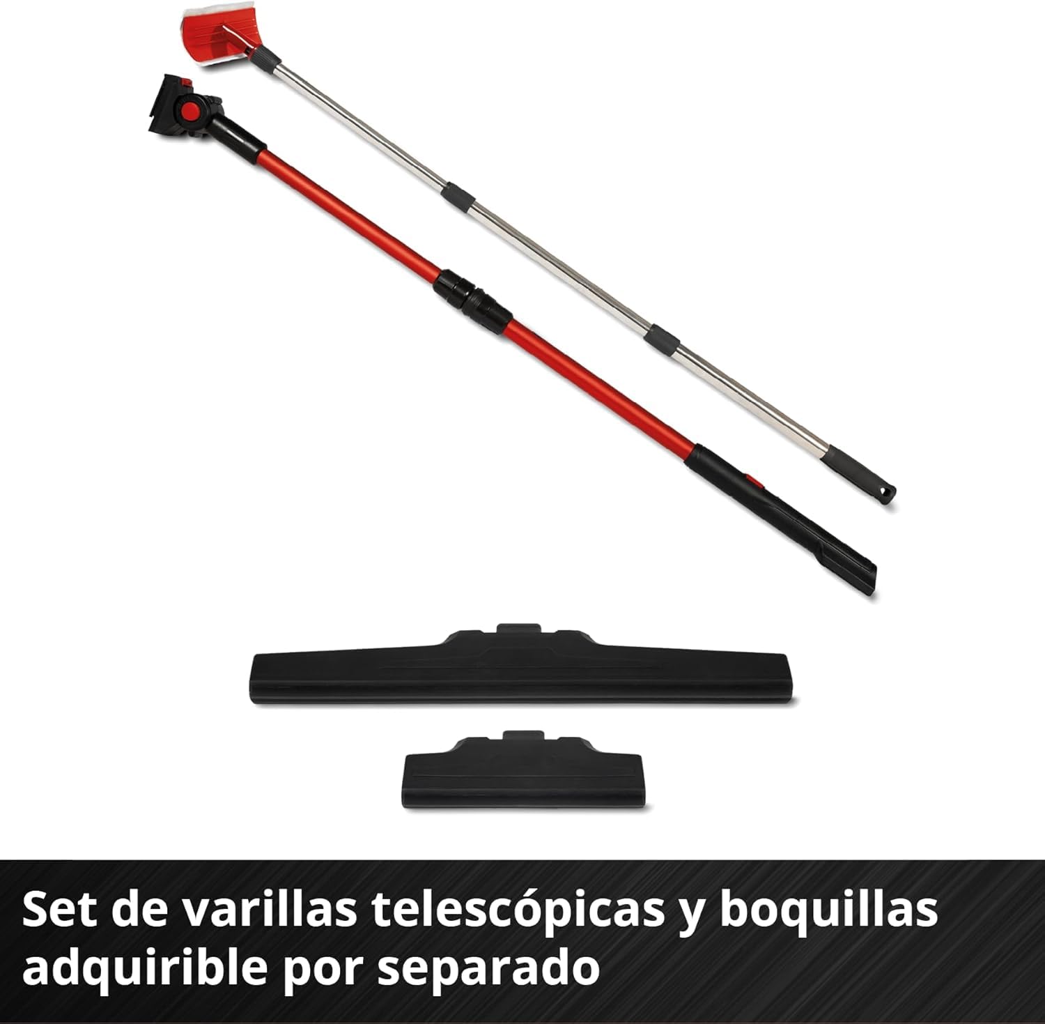 Einhell Limpiacristales con batería BRILLIANTO Power X-Change (18 V, Boquilla de aspiración de 28 cm de Longitud, Limpieza sin Tiras, Incl. pulverizador con paño de microfibras, sin batería)