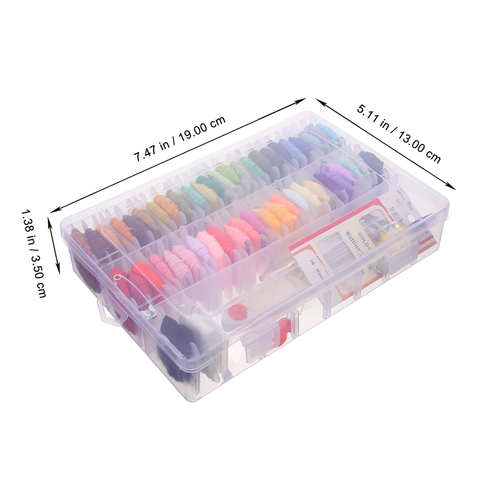 Gatuida Kit de Bordado con Caja para Principiantes de 50 Colores