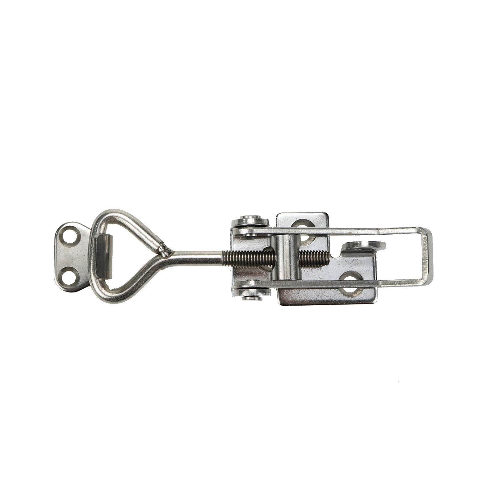 Sscon 4Inch Adjustable Toggle Catch Latch Lock Stainless Steel Cabinet Clamp Hasp 1Pack