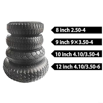 CNANRNANCA Aufblasbare Reifen 8-12 Zoll Für Kinder-Elektroautos - Luftreifen Mit 74mm Nabe