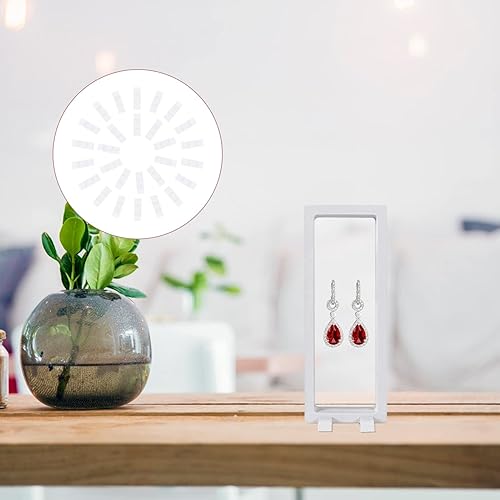 Miniatura 3 de BESPORTBLE 100 unids soporte de exhibición base espécimen vitrina marco exhibición desafío moneda soporte titular de la moneda