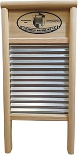 Official Columbus Washboard Co., Galvanized Metal Washboard (Pail Size 8½" x 18")