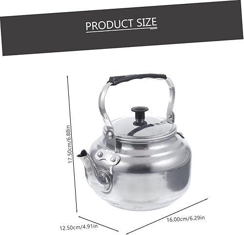Miniatura 2 de Luxshiny Casa Hervidor Estilo Retro Tetera Filtro de Aleación de Aluminio Estufa Seguro Uso Diario Hervidor de Agua Aleatorio