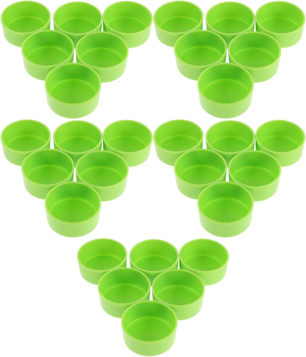 Milisten 30pcs Small Green Reptile Feeding Bowls and Water Dishes for Hermit Crab, Tarantula, Gecko, Bearded Dragon, Chameleon, and Frog Terrarium Use