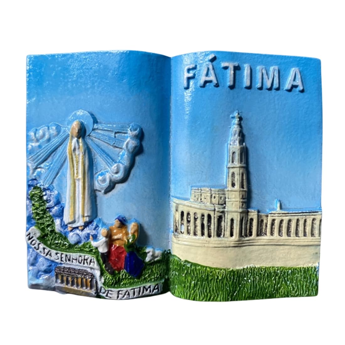 Our Lady of Fatima Catholic Church Portugal Refrigerator Magnet Travel Souvenir 3D Fridge Decoration Magnetic Sticker Craft Collection