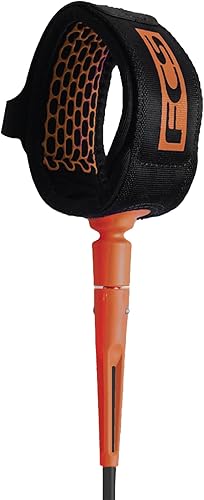 Miniatura 10 de FCS Correa Esencial Todo Terreno | Correa de Surf Ligera y Duradera para Olas de 2-8 pies, Agarre de Silicona en el Puño, Pestaña de Liberación