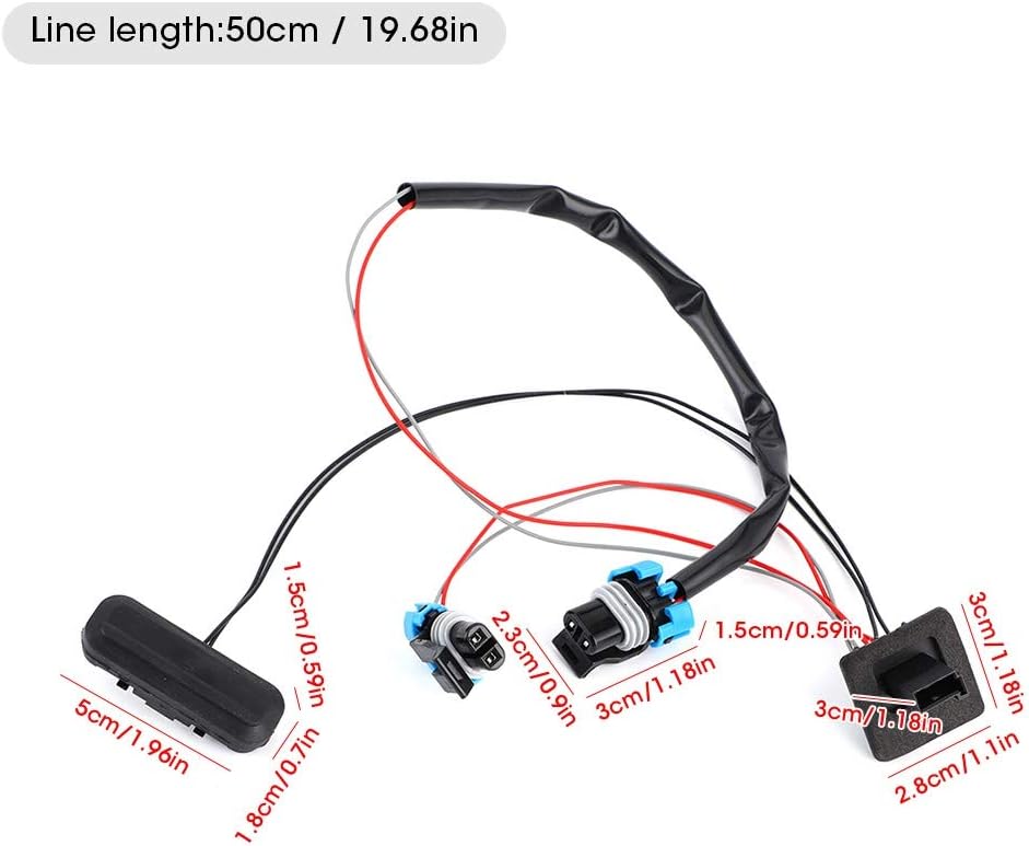 Car Trunk Switch Button Tailgate Boot Release Opening Switch Fit for Vaux-Hall for Me-Riva B 13422271