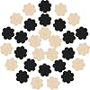 Geyoga 30 Pairs Pasties Nipple Cover for Women Disposable Nipple Covers No Show Satin Breast Stickers Self Adhesive Petal