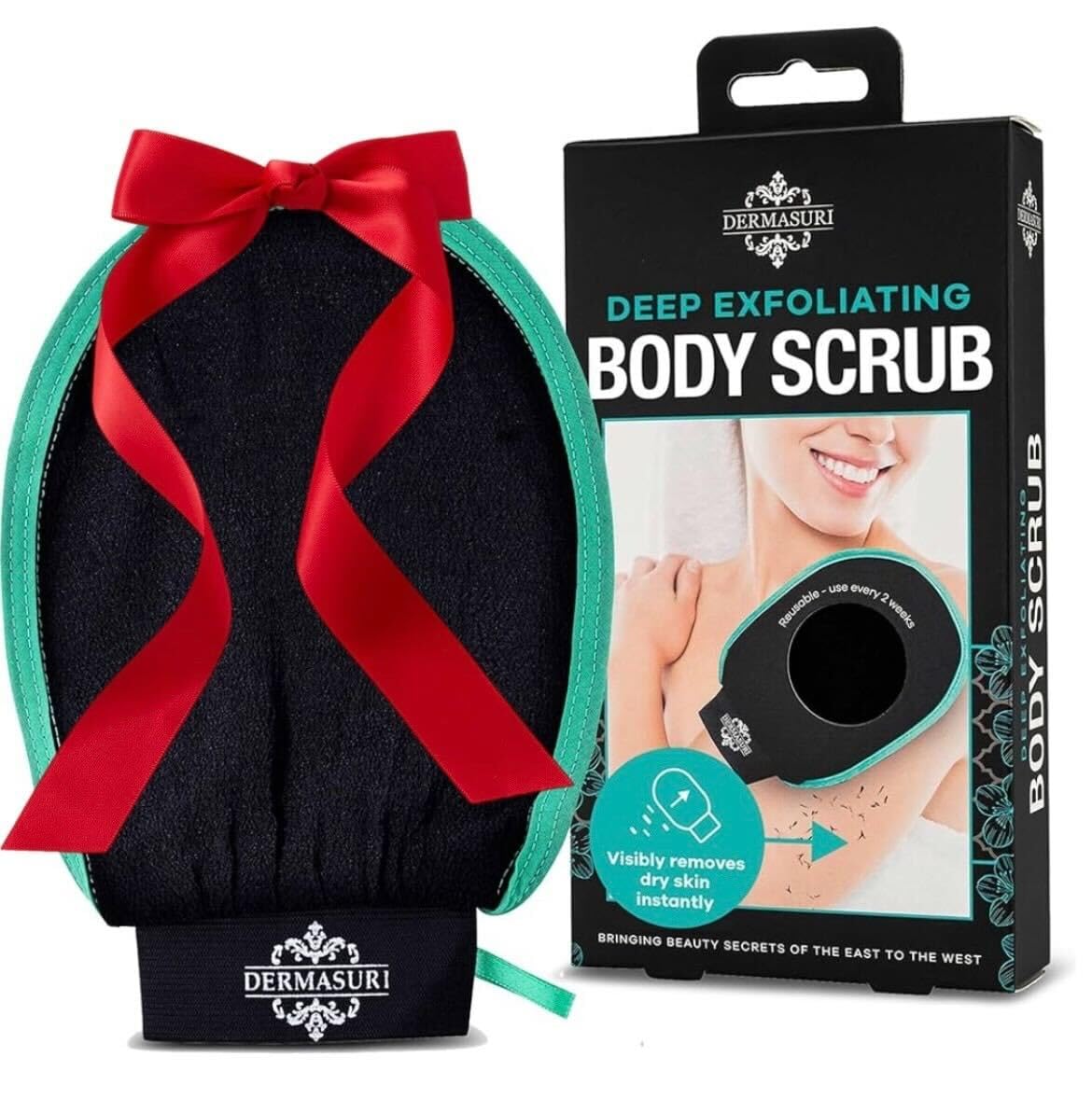 Dermasuri Deep Exfoliating Mitt Body Scrub