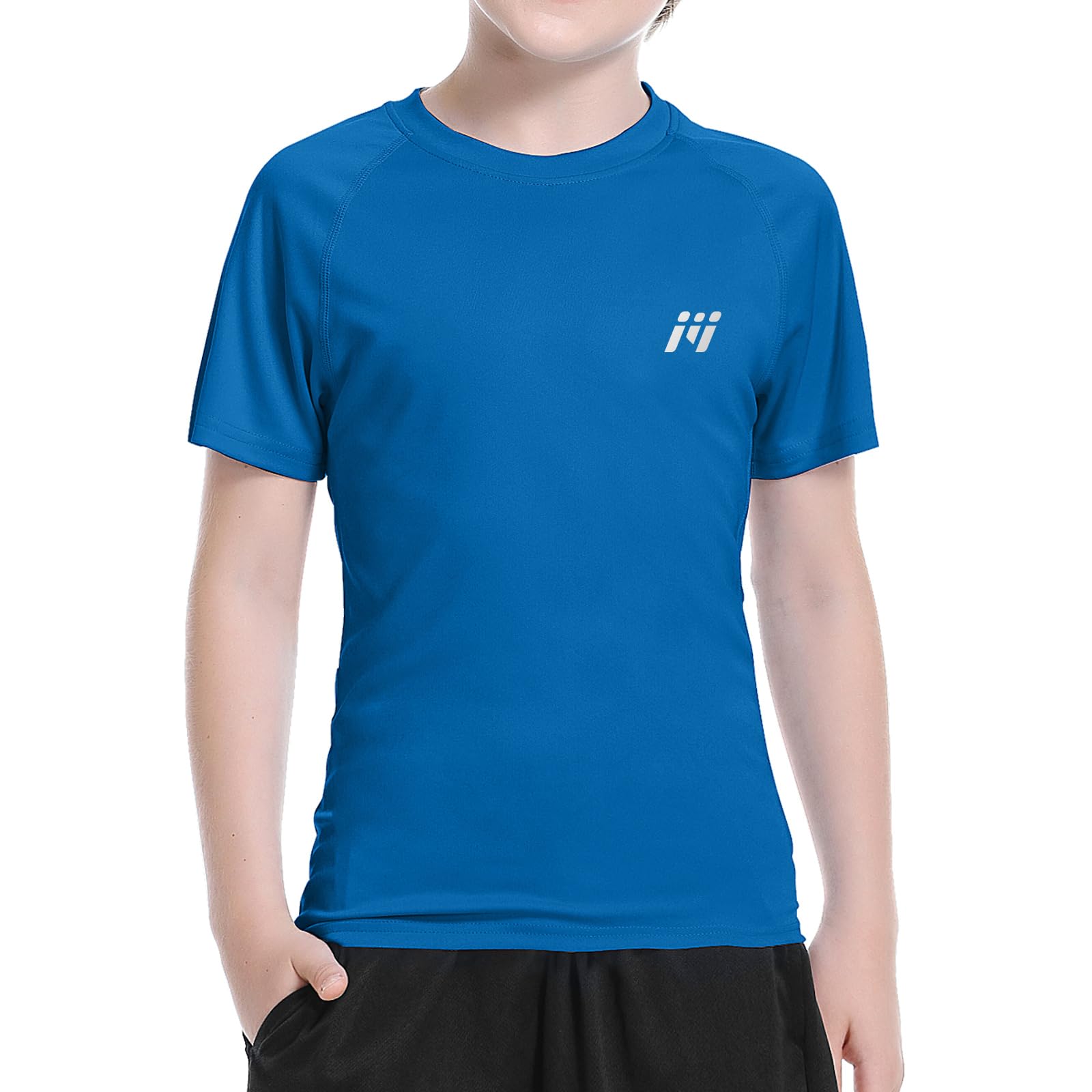 MEETHOO Kinder UV Shirt UPF50+ Schwimmshirt Badeshirt Langarm Schnelltrocknend Rashguard Rash Vest für Jungen