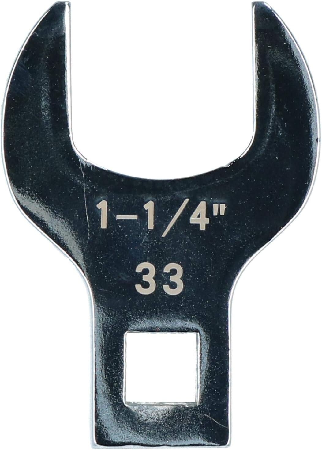 33mm (1 1/4") Crowfoot Wrench 1/2" Drive Crows Feet Spanner for Torque Wrenches